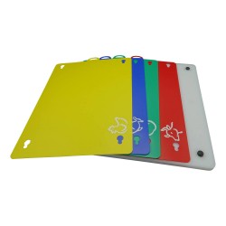 4cookz® Snijplank Professional set met 4 Verwisselbare Snijplaten