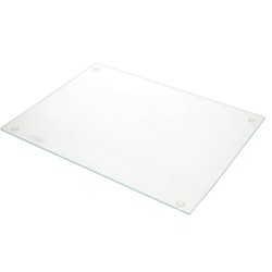 Glazen snijplank met siliconen voetjes 30 x 40 cm - Snijplanken