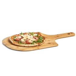 1x Houten pizza snijplanken/borden met handvat 53 cm - Snijplanken